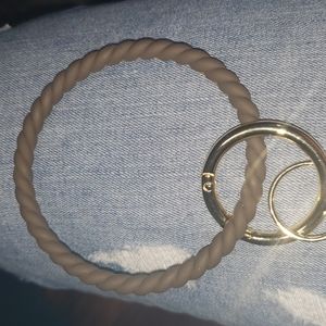 Bracelet keychain coffee brown